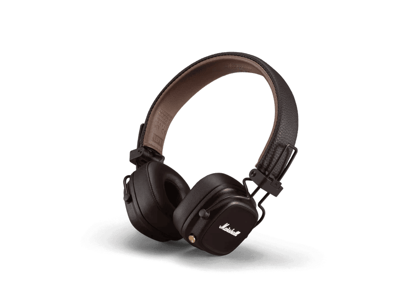 Marshall Major IV On-Ear Bluetooth Headphones - Brown