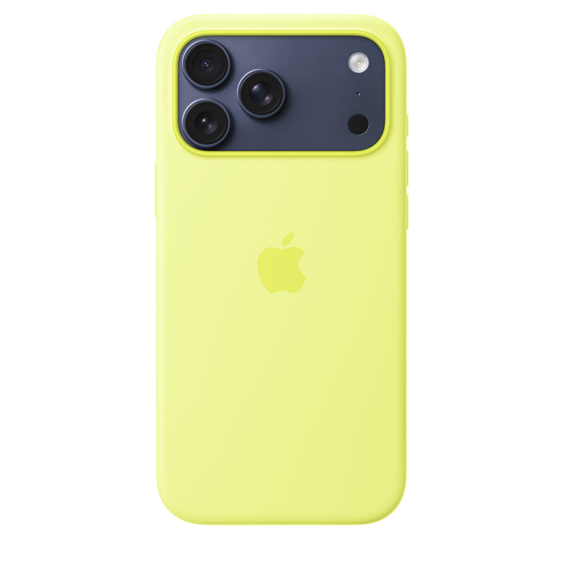iPhone 17 Pro Max Silicone Case with MagSafe – Neon Yellow