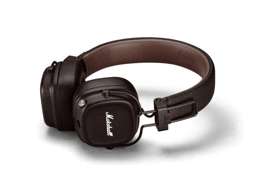 Marshall Major IV On-Ear Bluetooth Headphones - Brown